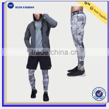 Custom Yoga Pants Nylon Sports Wholesale Print Leggings for Men