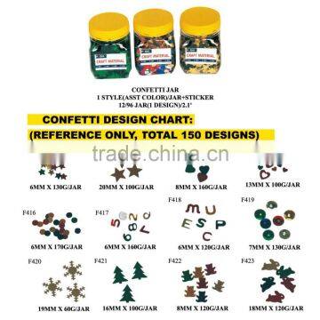 4 Style Plastic Craft Material Colored Glow Sand, Stone, Sequin W/ Combination Dispenser photo-5