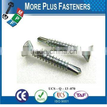 Made in Taiwan Phillips Bugle Head Drywall Screw Sharp Point and Self Drilling Point Gray Phosphate Bright Zinc Plated HDG