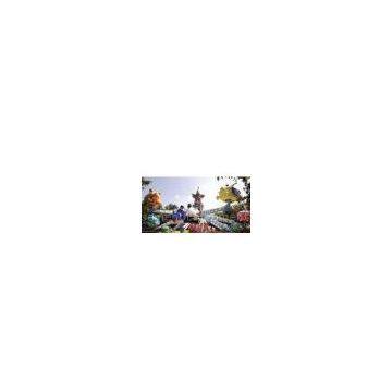 30KW and 380V Small Elephant Around Water Amusement Parks Rides Equipment
