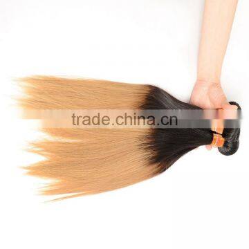 Hot New Products For 2015 Peruvian Virgin Hair, Quality 8"-30" Ombre Hair T1B/27 Straight Peruvian Human Hair Weaves photo-5