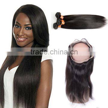 Hair Extension New Arrived 360 lace frontal with bundles