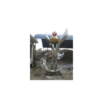 10 Meter Height City Stainless Steel Sculpture photo-3