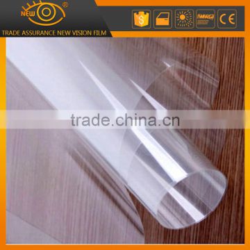 Sun protection transparent self adhesive foil