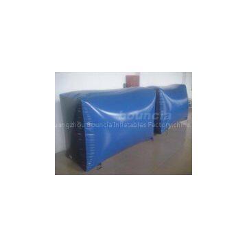 Blue Inflatable Paintball Bunker BUN10 with Flexible and Durable Anchor Strings