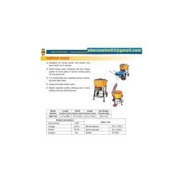 Abaco Stone Cutting Machines - MORTAR MIXER Stone Tool, Equipment Stone, Marbel, Granite photo-3