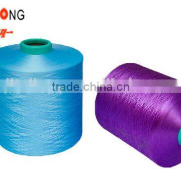 100% Dope Dyed Polyester Filament Yarn Dty in Huzhou
