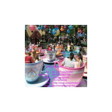 Attractions!! Beautiful Coffee/Tea Cup Rotating Amusement Equipment