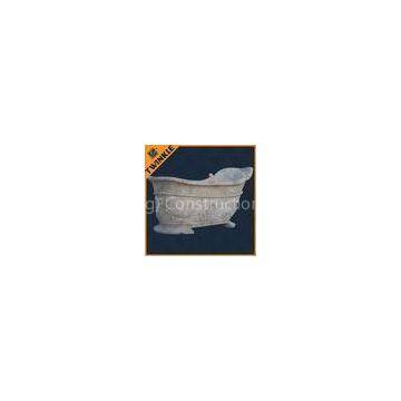 Ancient Shower Natural Stone Bath Tub With Claws / Stand Alone Bathtubs