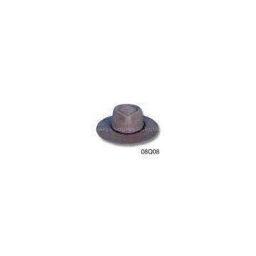 men's wool felt cowboy hat,gray