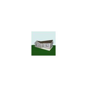 Acoustic Insulation 3 Bedroom Modular Homes With 75mm Pu Sandwich Panel Roof