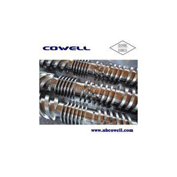 extruder conical twin screw and barrel for D65/132