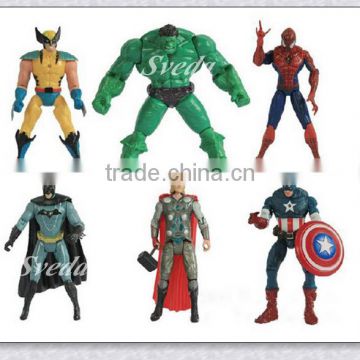 The Avenger action figure set of 6pcs PVC toys 5inch with light