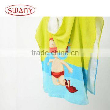 Comfortable hot selling fastness hooded towel for children