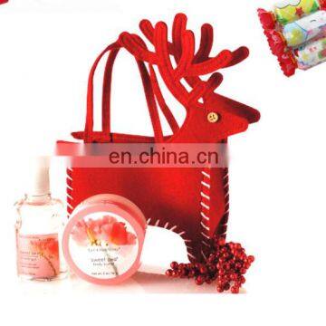 Deer christmas gift bags wedding christmas cosmetic packing bags supplies