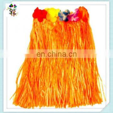 Cheap Party Rainbow Colors Sexy Hawaiian Hula Grass Skirts HPC-0998 photo-5