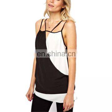 Color Block Wrap Blouse Latest Design Blouses Fashion 2016 photo-2