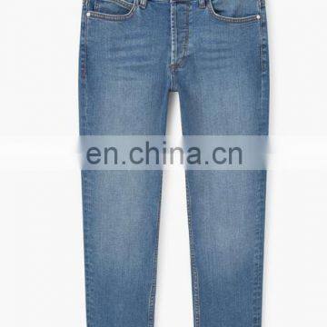 2016 Baiyimo Oem Service Straight Crop Style Women Retro Denim Jeans photo-2