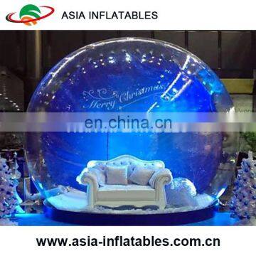 Giant Advertising Snow Globe For Decoration Inflatable Snowing Globe Christmas Snow Globe