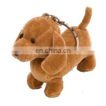 OEM clients design plush keychain animal small dog toys