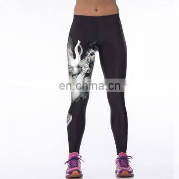 New Fashion Women Fitness Leggings Workout Pants 3D Print Elastic Slim Sports Legging