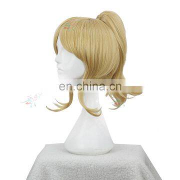 Styler Brand 2016 cheap good quality curly golden short gumi cosplay wigs