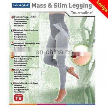 Fashionable hot sale bamboo fiber body shaper slimming compression leggings