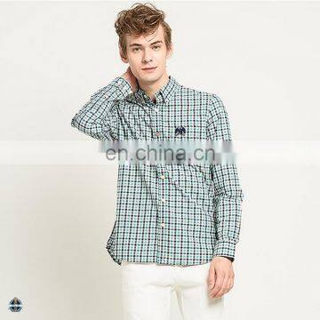 T-MSS530 Casual Button Up Cotton Plaid Latest Shirts Pattern for Men