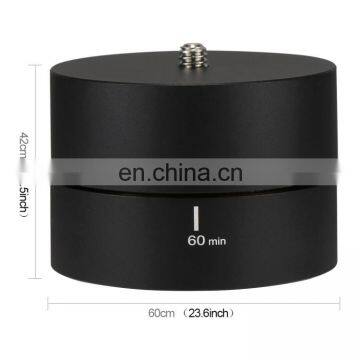 PULUZ 360 Degrees Panning Rotation 120 Minutes Time Lapse Stabilizer Tripod Head Adapter photo-5