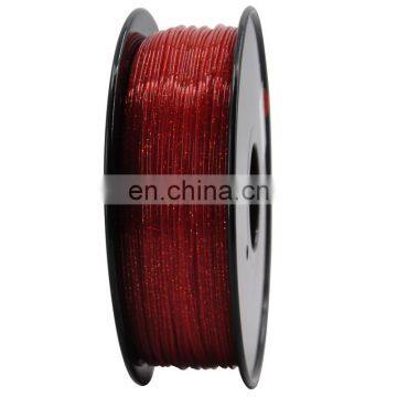 Twinkling 3D printer filament 3mm /1.75mm red 1KG / Roll