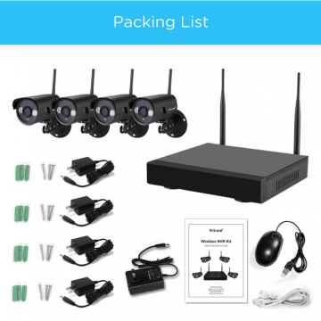 NVR Otdoor Weatherproof IP Camera Sricam 720P HD Wireless Security Camera System 4CH+4Ccameras photo-5