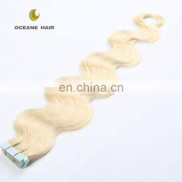 30 inch 2.5g double drawn100% european hair tape hair extension