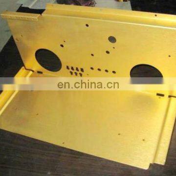 Custom Coating Services Steel Part with Yellow Powder Coat