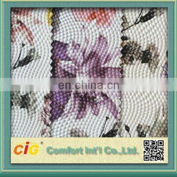 New Embossed Colorful Designs Printed Pvc Leather Fabric for Handbags