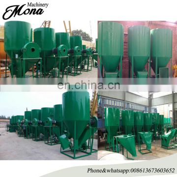 China best price and good selling vertical animal feed crusher and mixer machine