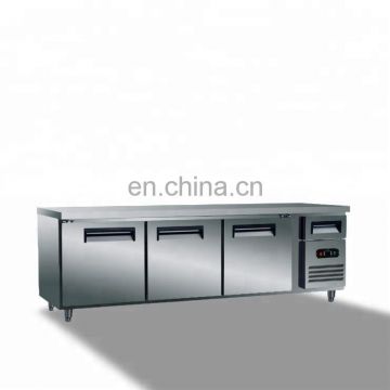 3 hinge Door LED Beer Undercounter Refrigerated Fridge For Supermarket