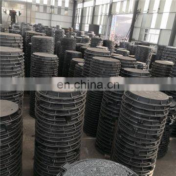 Heavy Duty EN124 D400 Epoxy Coating Ductile Iron Manhole Cover photo-4