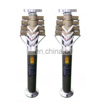 8m military aluminum pneumatic telescoping lighting mast