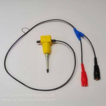 Single Geophone 4.5Hz Vertical With Mueller Clips Connector