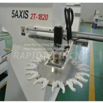 Chinese Famous 2000*4000 3d Milling Machine ATC 5 Axis Cnc Router Machine With 10KW photo-4