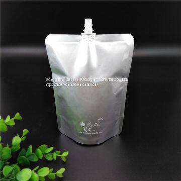 China Wholesale Aluminum foil Empty stand up Plastic Packaging bag for Shampoo/75% alcohol bag