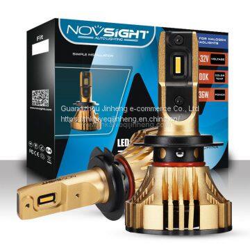 NOVSIGHT 3000K H4 LED H7 H11Automotive Headlight Bulbs 72W 12000LM photo-4