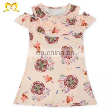 Latest New Model Boho Shirts Ruffle Shirts Toddler Baby Girls Top Design