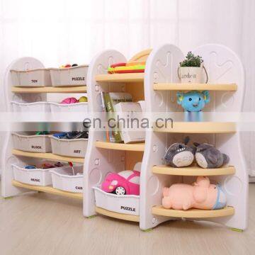 Play school plastic furniture for child day care kids toy storage