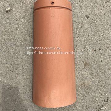 Half Round Design Ceramic Building Material Japanese Clay Roof Tile