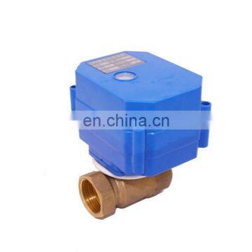 Most Selling Items 6nm Output Troque Dn15(1/2") 3-6vdc Two Way Brass Bsp/npt Automatic Electric Water Shut off Ball Valve photo-5