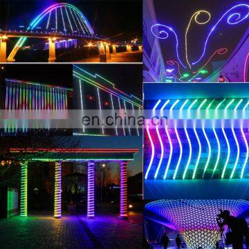 Круглая светодиодная неоновая гибкая лента с освещением под углом 360 градусов, неоновая трубка photo-7