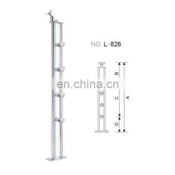 Decorative Stainless Steel Crystal Railing Fitting photo-4