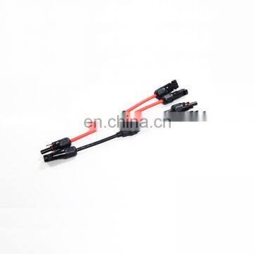 Waterproof IP68 2 In 1 AC Power Solar Wire Connector Y-Branch Solar Connector for Solar PV Panel System photo-5