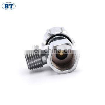 BT3038 Chinese Best Seller Brass Two-way Chrome Plated Basin Angle Valve photo-6